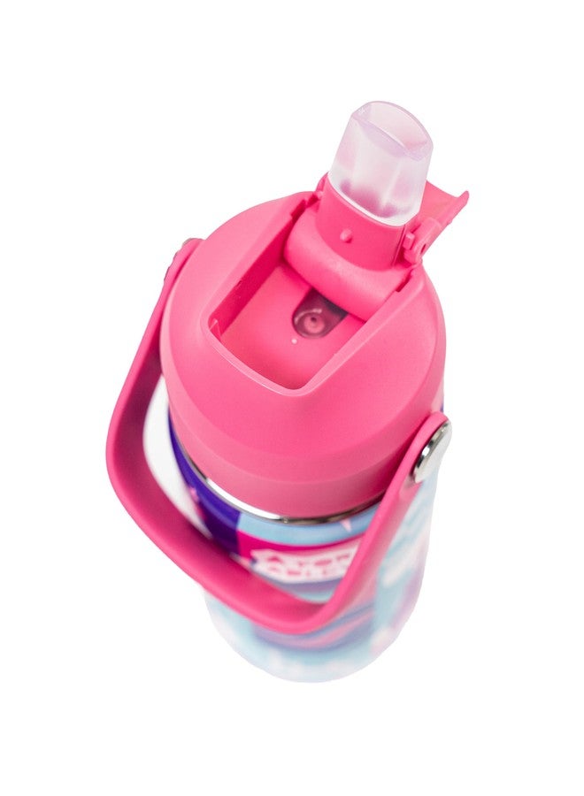 A FOR ADLEY Pink, Blue and Purple Retro Checkered 12 oz Stainless Steel Water Bottle - Image 4