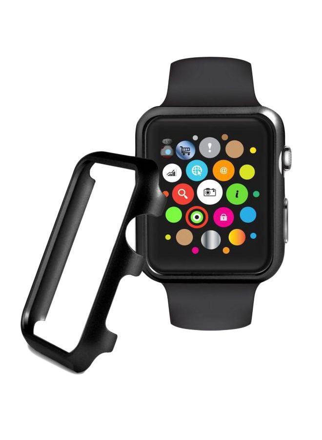 NIBEMINENT Protective Case Cover For Apple Watch Series 3 42mm Black 
