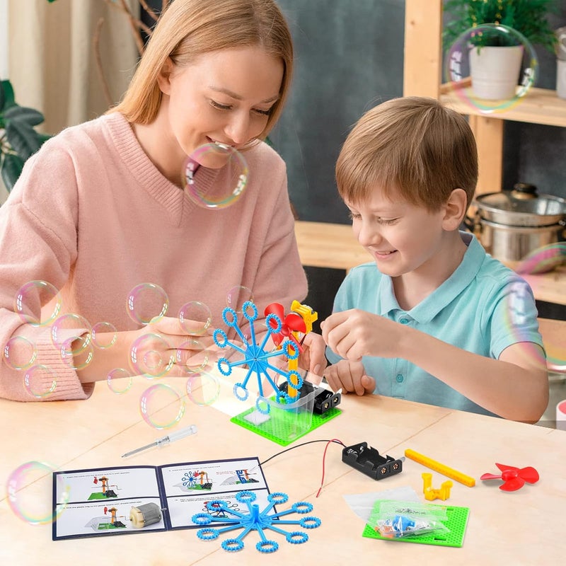 مجموعة أدوات الروبوتات STEM من - 6 مجموعات من ألعاب STEM للأعمار من 8 إلى 13 عامًا، مجموعات العلوم والحرف اليدوية للأطفال من 8 إلى 12 عامًا، هدايا للأولاد من 6 و7 و9 و10 سنوات، ألعاب بناء الروبوتات الهندسية للأطفال من 6-8 و9-12 عامًا - Image 5