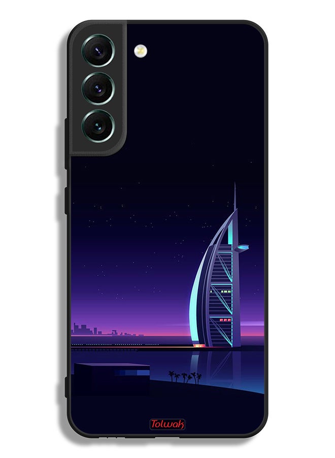 Tolwak Samsung Galaxy S22 5G Protective Case Cover Burj Arab Digital Art - Image 3