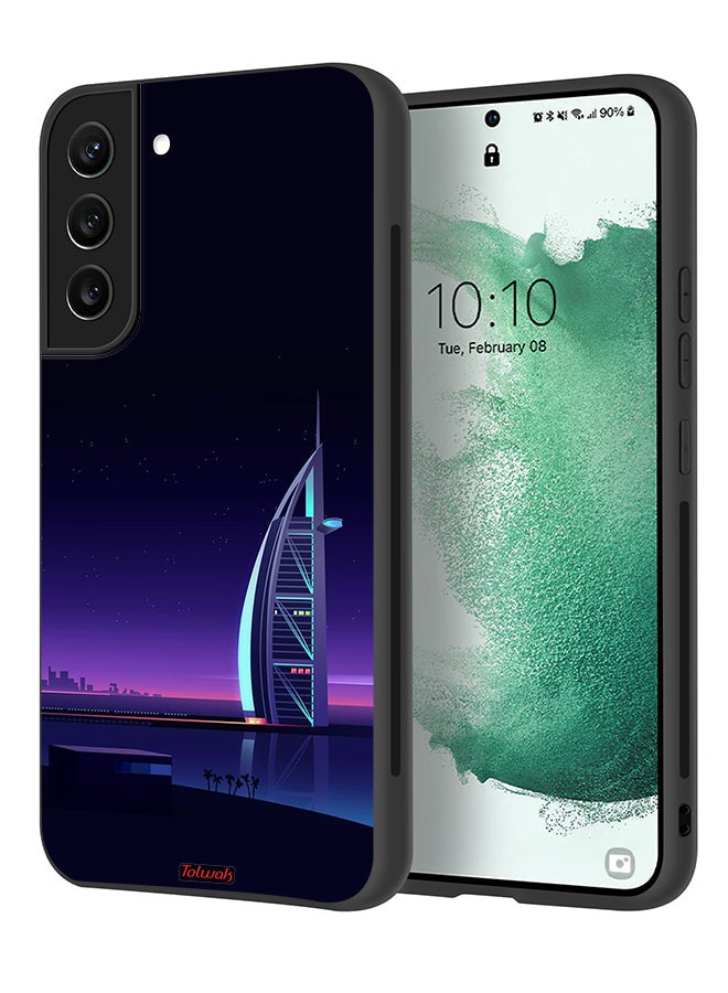 Tolwak Samsung Galaxy S22 5G Protective Case Cover Burj Arab Digital Art - Image 1