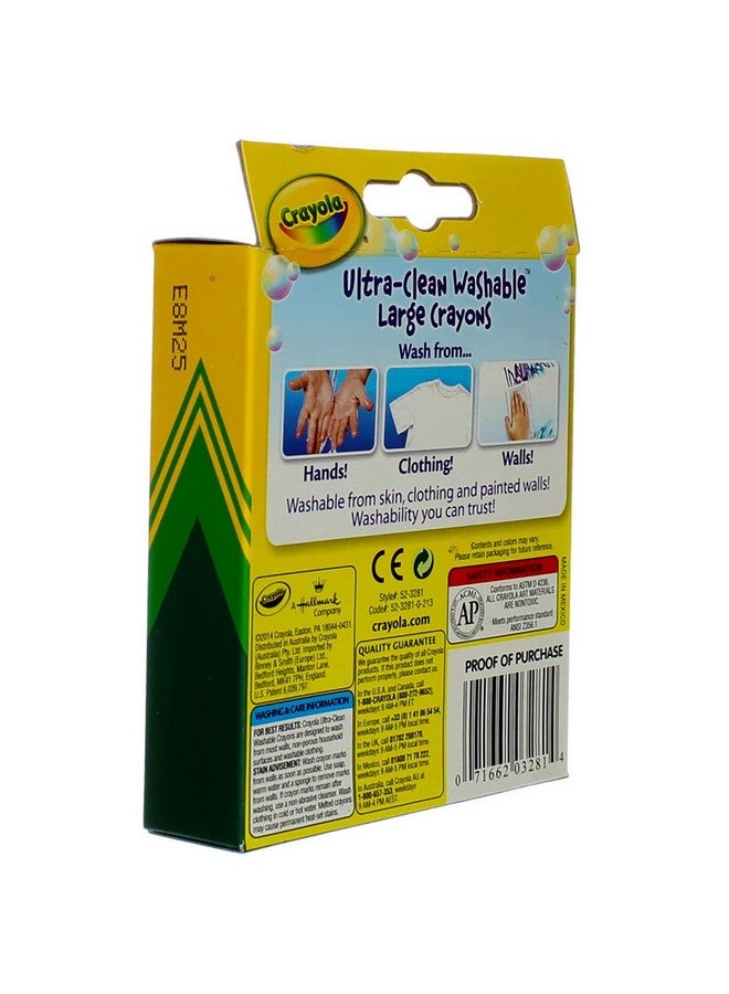 Crayola Large Washable Crayons 16 Pack - 2 Packs - Image 5