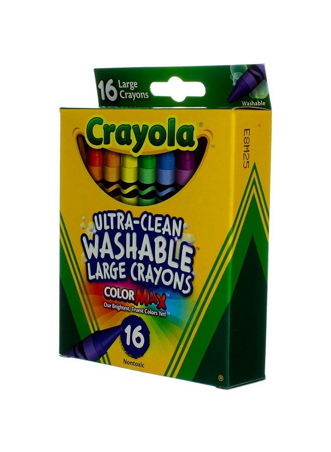 Crayola Large Washable Crayons 16 Pack - 2 Packs - Image 3
