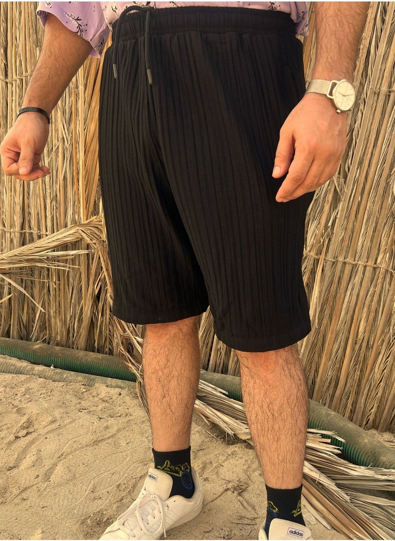 تاج آوت شورت صيفي من القماش الفاخر  - Image 2
