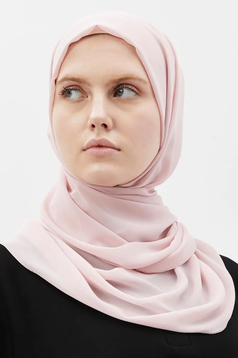 التوبة Plain Chiffon Shawl