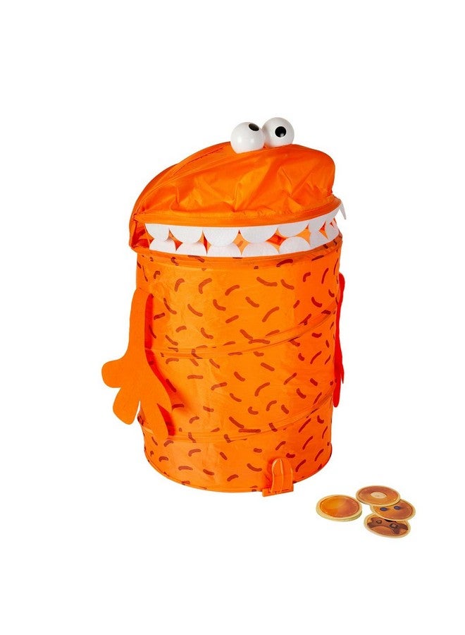 blue orange Toy Game, for Kids Family Preschool Party Gifts, Ages 3+, Monster Pop Up, Doubles as a Laundry Hamper Basket, Pancake Monster by Blue Orange Games - Image 5