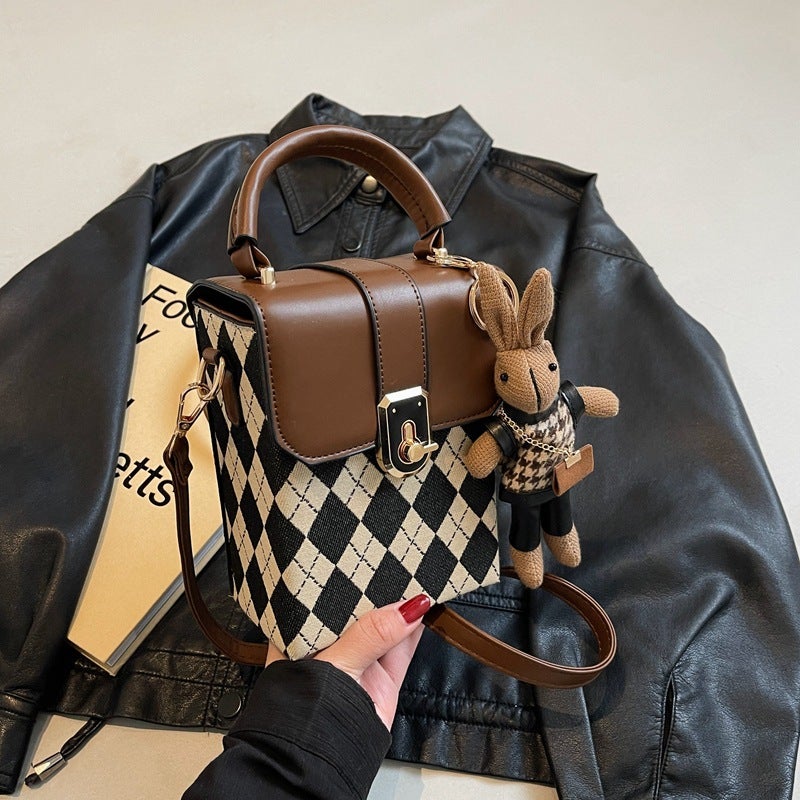 Women'S Bag Korean Style Small Satchel Women'S All-Match Fashion Niche Messenger Bag Mobile Phone Bag Popular Internet Celebrant Explosions - Image 1