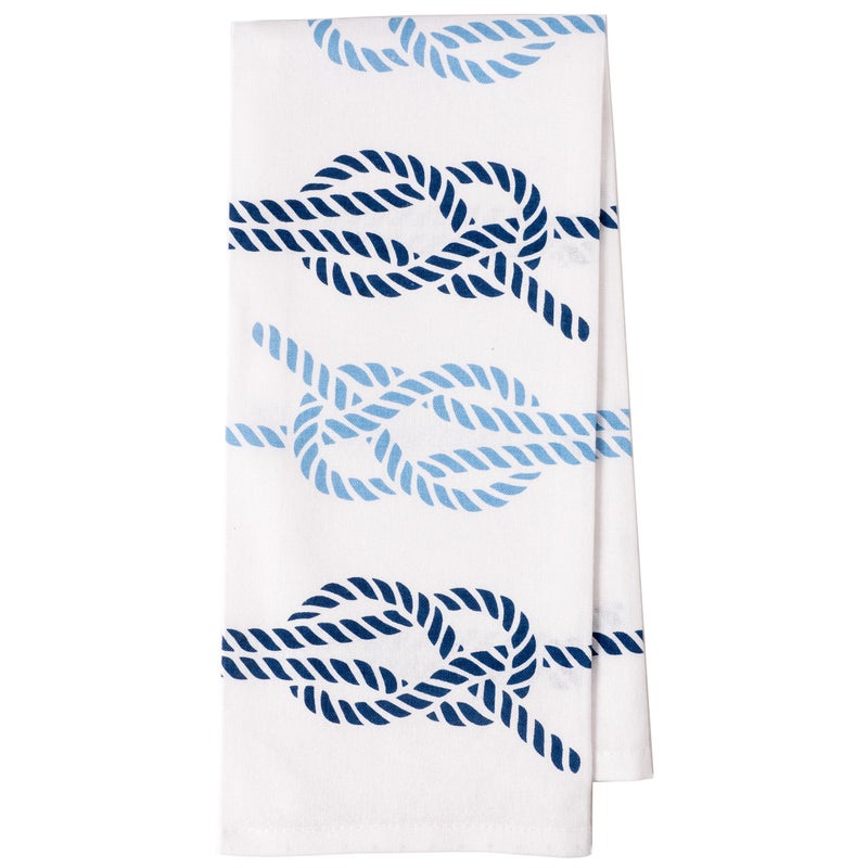 KAF Home Pantry Nautical Knots Kitchen Dish Towel Set of 4  100-Percent Cotton  18 x 28-inch - Image 2