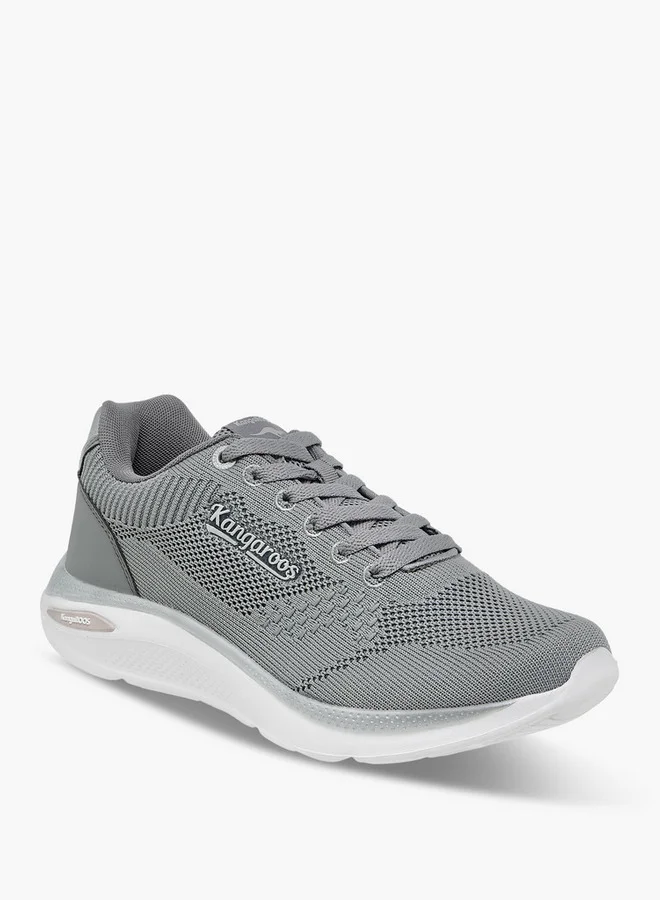 كانغاروس Women's Textured Lace-Up Closure Sports Shoes