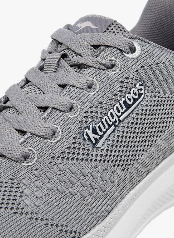 kangaROOS Women's Textured Lace-Up Closure Sports Shoes - Image 4