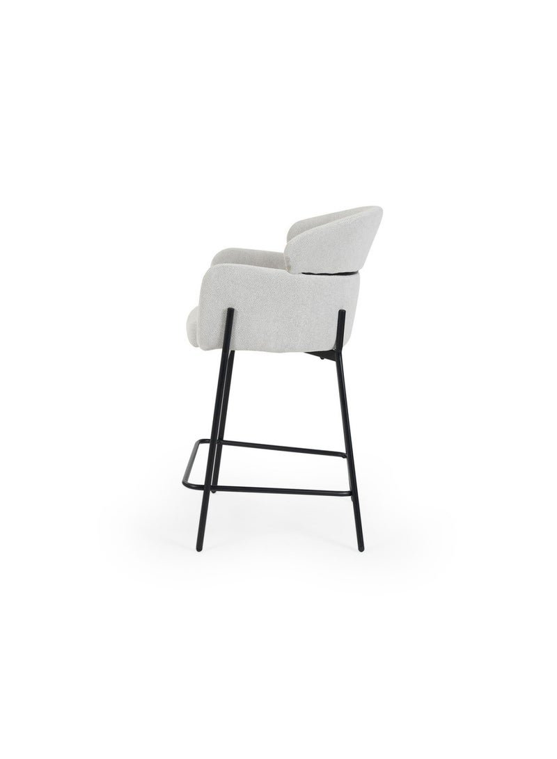 Pan Home Costello Bar Chair - Grey/Black - Image 5