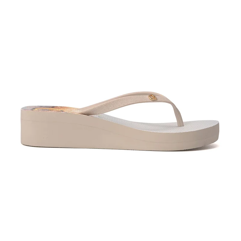 Carmen Steffens  Anabela Off-white Slippers for Women | Best Price UAE
