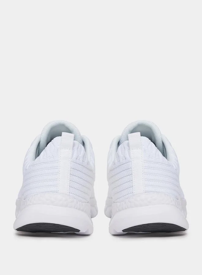 ستايلي Textured Knit Sneakers
