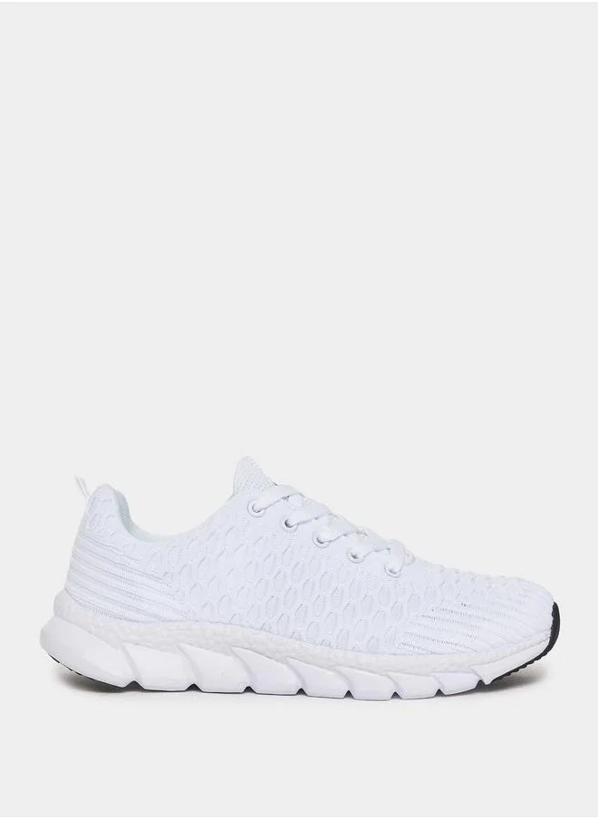 ستايلي Textured Knit Sneakers