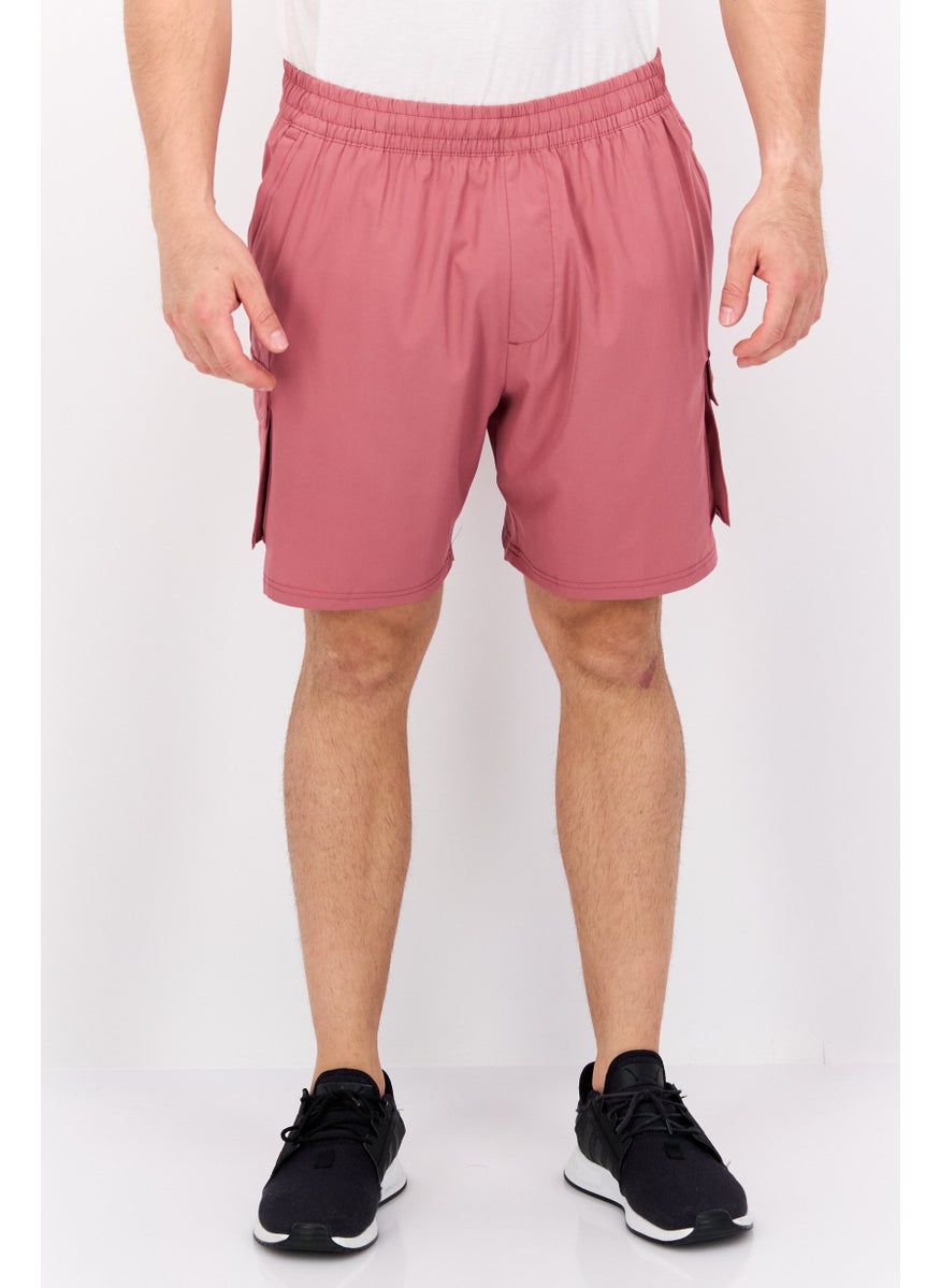 Unipro Men Sportswear Fit 7 Inches Inseam Training Short, Pink  - Image 1