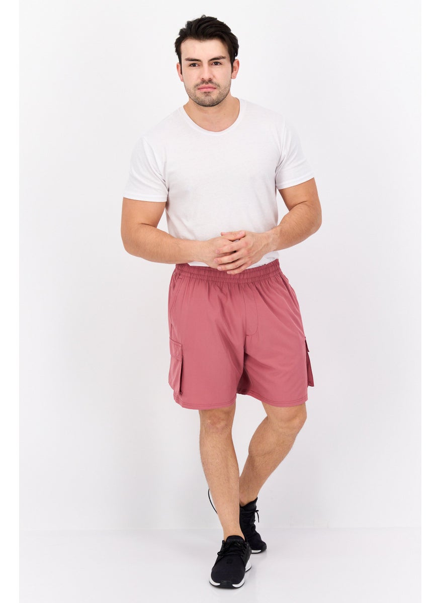 Unipro Men Sportswear Fit 7 Inches Inseam Training Short, Pink  - Image 4
