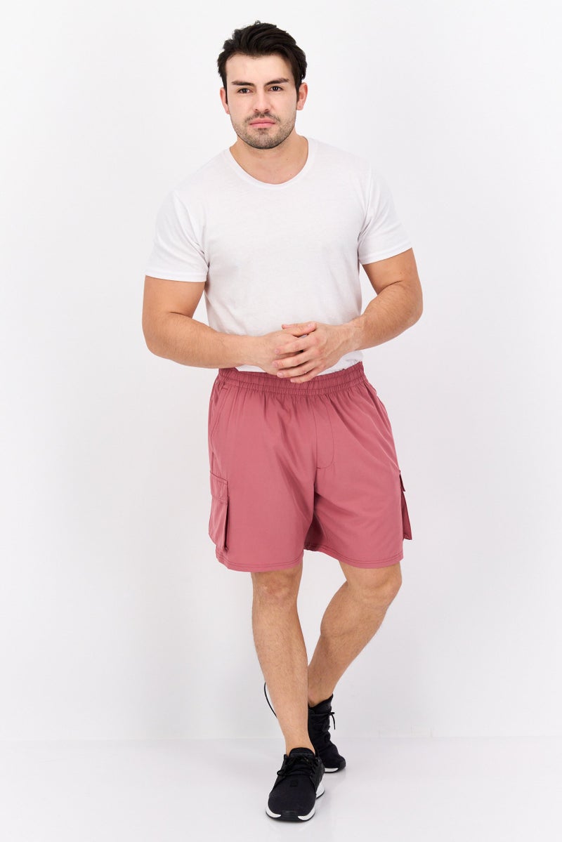 Unipro Men Sportswear Fit 7 Inches Inseam Training Shorts, Pink  - Image 4