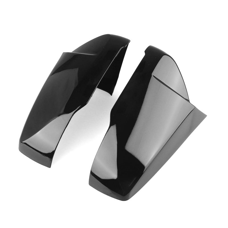 Gloss Black Carbon Look Side Rearview Mirror Cover Cap Trim For Cadillac CT5 CT6 2019 2024 - Image 4