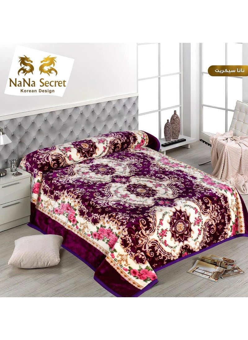 Generic Blanket, 8 kg, two layers, laser engraving, Korean design 