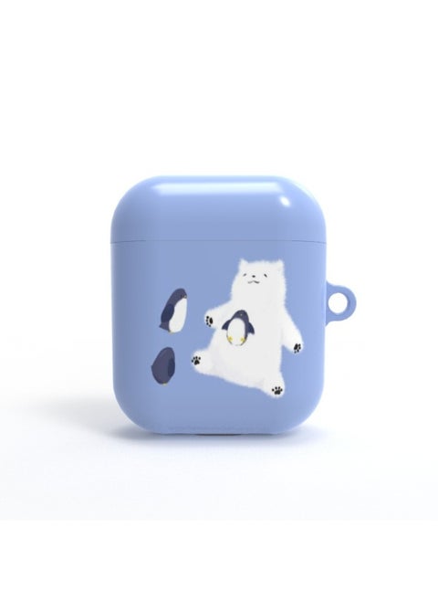 South Korea Imported For Apple Bluetooth Headset Protective Cover 3D Sublimation Airpods Matte Surface Heat Transfer Earphone Shell-Color:White-Applicable Model:Airpods Generation 3