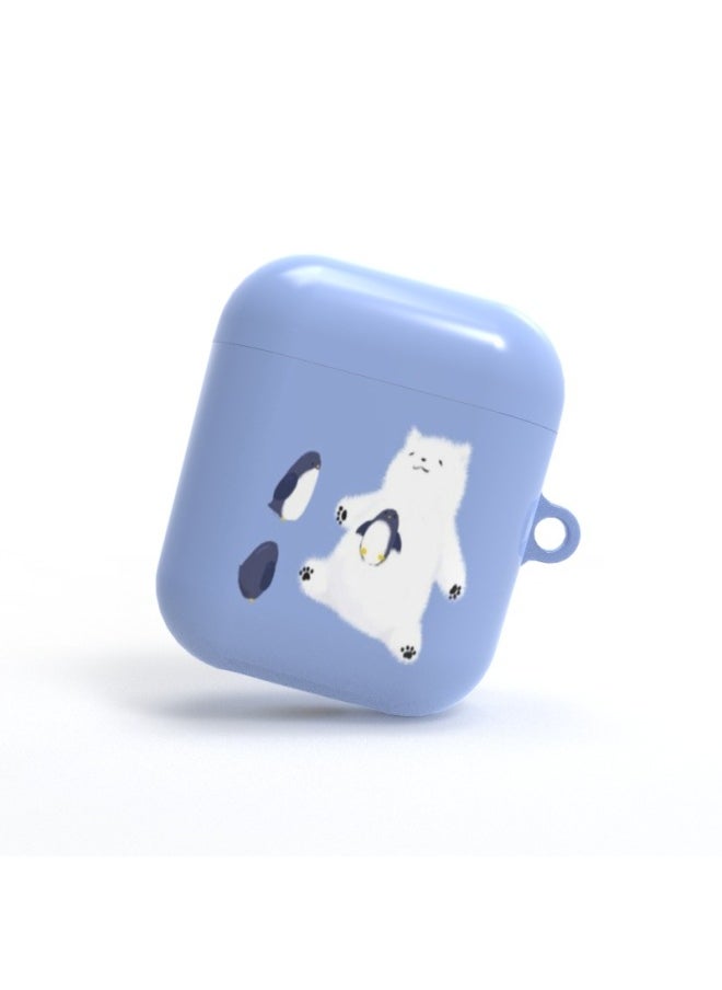 South Korea Imported For Apple Bluetooth Headset Protective Cover 3D Sublimation Airpods Matte Surface Heat Transfer Earphone Shell-Color:White-Applicable Model:Airpods Generation 3