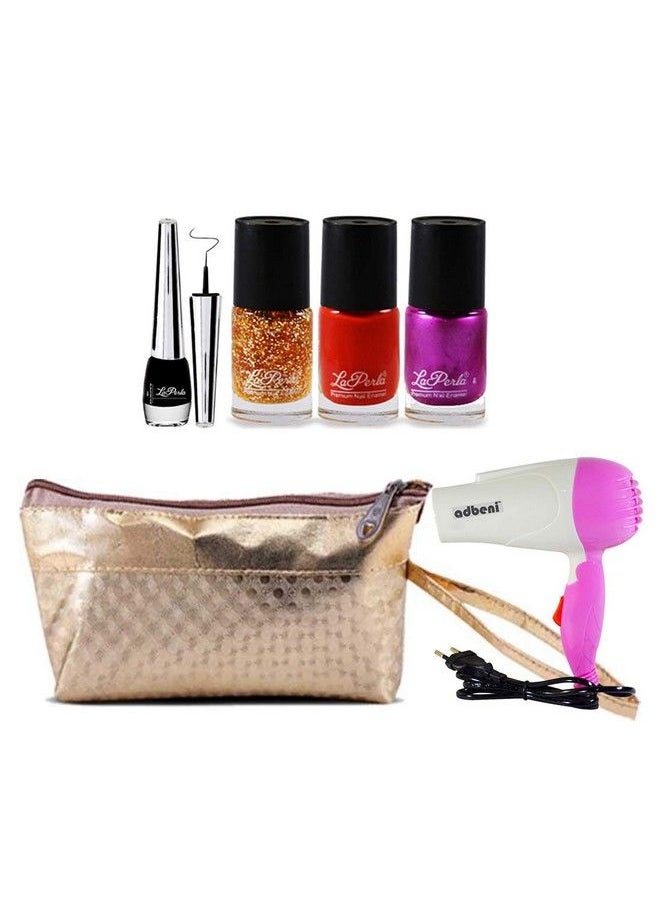 LA PERLA Diamond Pearl Facial Kit With Beauty Product Set Of 15 Gci817  - Image 5