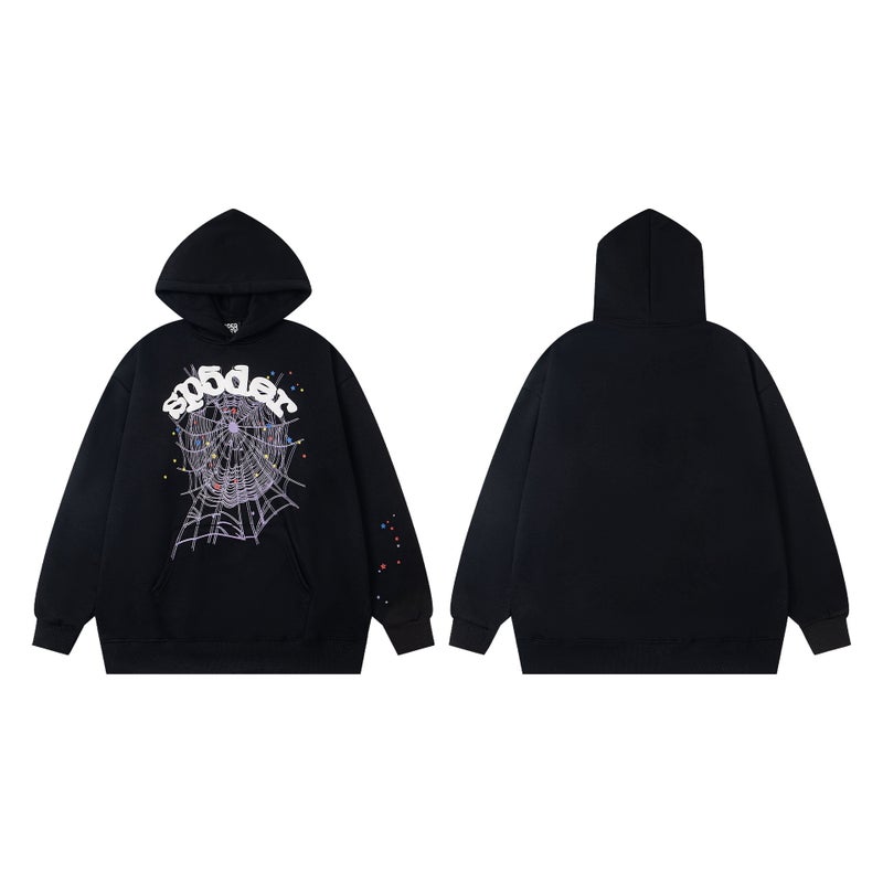 Sp5Der Hip-Hop Singer'S Same Style Foam Letter 5555 Printed Men'S And Women'S Couple Sweatshirt Hoodie Suit - Image 5