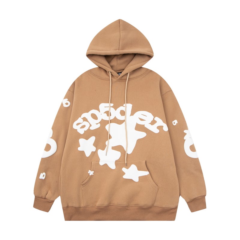 Sp5Der Hip-Hop Singer'S Same Style Foam Letter 5555 Printed Men'S And Women'S Couple Sweatshirt Hoodie Suit - Image 1