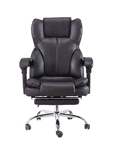 Modern Design Best Executive Gaming Chair Video Gaming Chair For Pc With Fully Reclining Back And Headrest And Footrest (R818-BLACK)