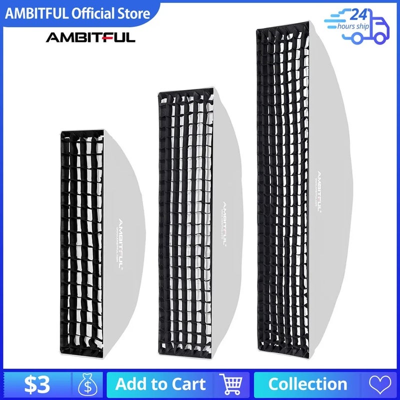 أمبيتيفول صندوق إضاءة ناعم Ambitful, for 22x90cm Softbox - Image 2