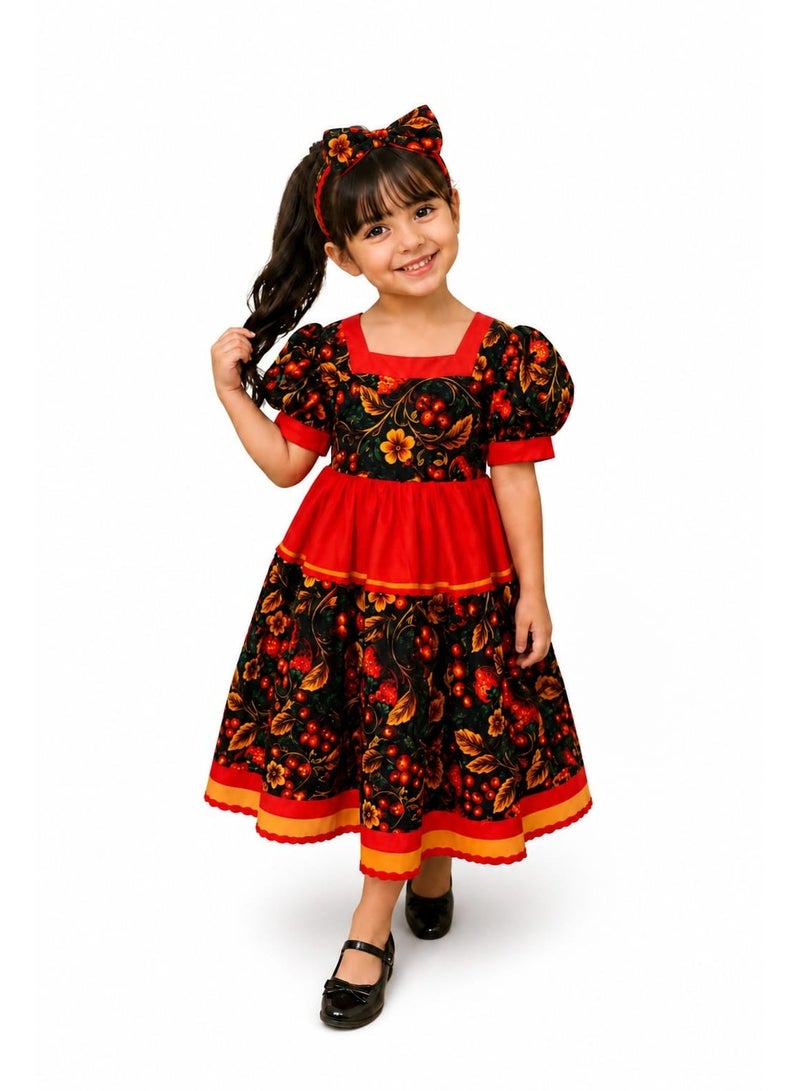 Lamora Wardat Al Bustan Dress for Girls - Image 1