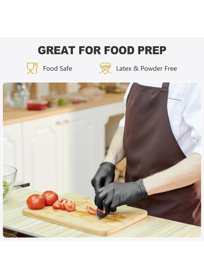 Disposable Vinyl Gloves - Latex-Free & Powder-Free Food Safe Gloves for Cooking, House Cleaning, & Food Prep - Image 2