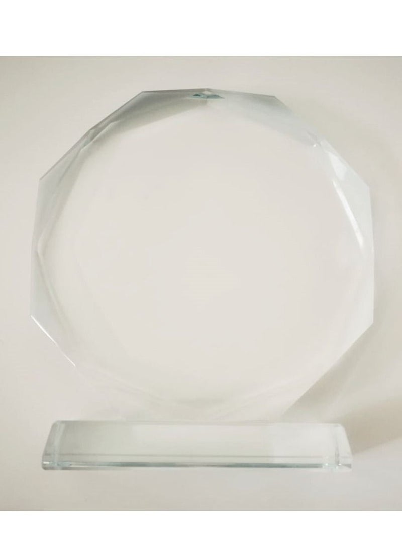 GEX Classic octagonal shaped crystal trophy - Image 2