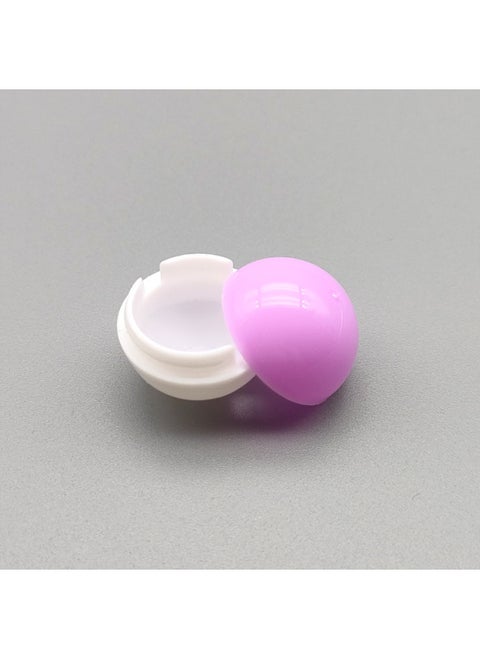 Mini Gashapon Machine Special Gashapon 18mm Gashapon Empty Shell Separable Eggshell Track Shell-Color:purple+white