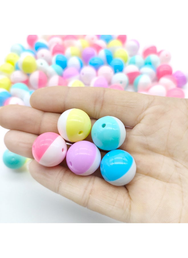 null - Mini Gashapon Machine Special Gashapon 18mm Gashapon Empty Shell Separable Eggshell Track Shell-Color:purple+white - Image 1