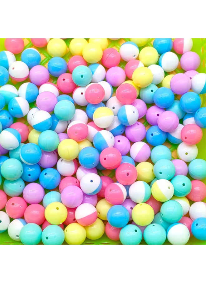 null - Mini Gashapon Machine Special Gashapon 18mm Gashapon Empty Shell Separable Eggshell Track Shell-Color:purple+white - Image 1