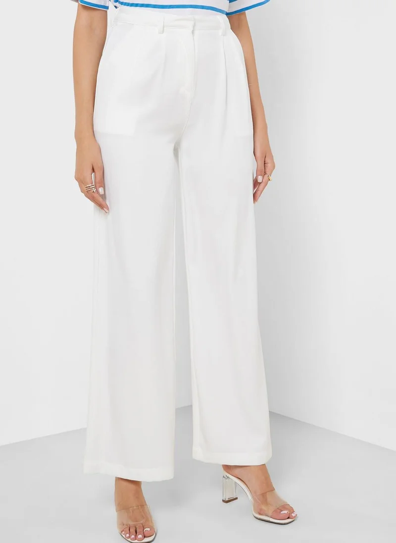 جينجر Tailored Wide Fit Pants