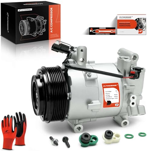 A-Premium Air Conditioner AC Compressor with Clutch Compatible with Honda Civic 2.0L 2016-2021, with CVC Style, with 7-Groove Pulley - Image 1