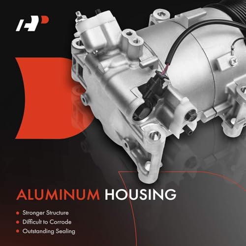 A-Premium Air Conditioner AC Compressor with Clutch Compatible with Honda Civic 2.0L 2016-2021, with CVC Style, with 7-Groove Pulley - Image 3