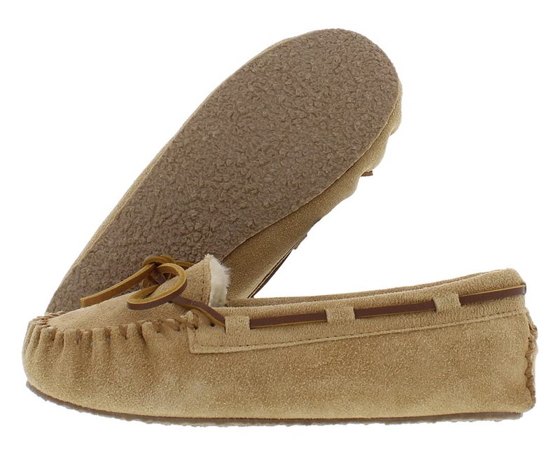 Minnetonka نعال مينيتونكا كاسي للأطفال، قرفة، 2 م - Image 1