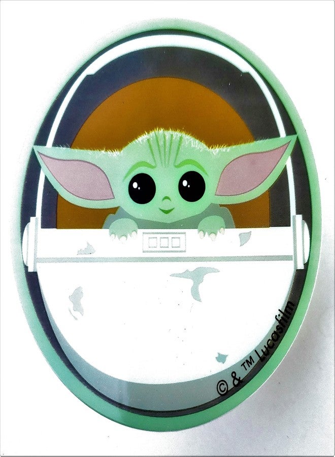 Greenbrier Disney Star Wars Licensed Character LED Nightlight - The Mandalorian - Baby Yoda - Image 3
