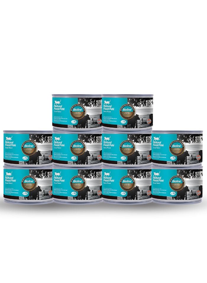 بايولاين طعام القطط بيولاين باتيه بنكهة التونة 170 جرام (عبوة من 10 قطع) - Image 1