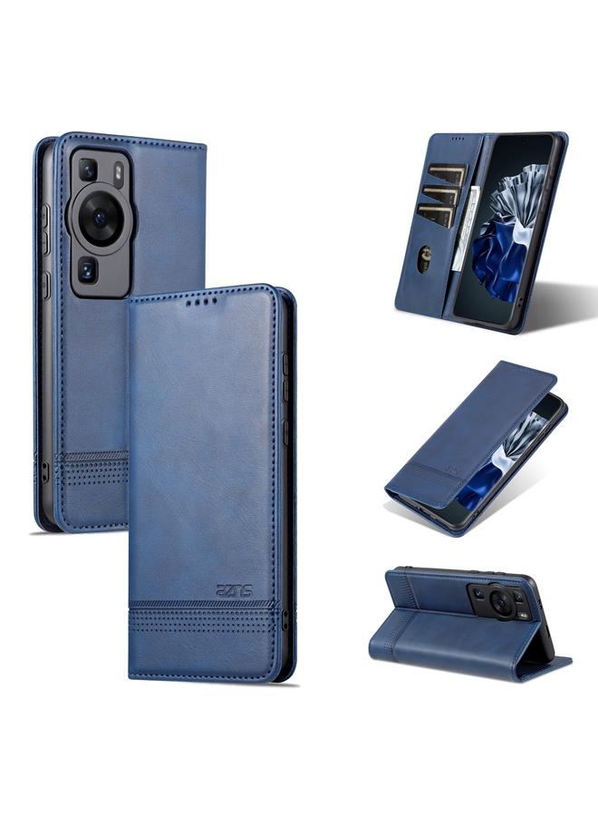 Case For Huawei P60 / P60 Pro Magnetic Calf Texture Flip Leather Phone Case