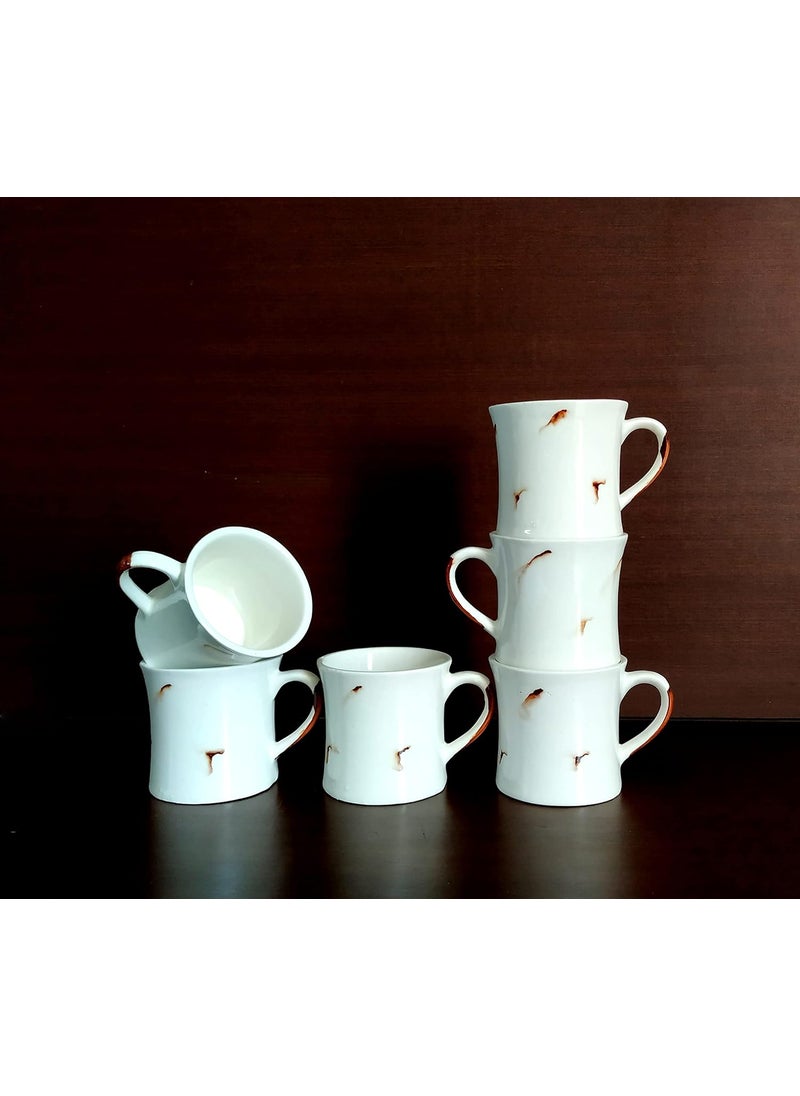 MOODY PANDA MOODY PANDA Set of 6 Cups Cup Set of 6 Elegant Cloud Series Tea Cups Ceramic  - Image 3