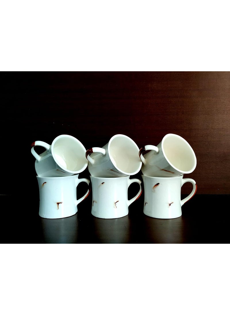 MOODY PANDA MOODY PANDA Set of 6 Cups Cup Set of 6 Elegant Cloud Series Tea Cups Ceramic  - Image 2