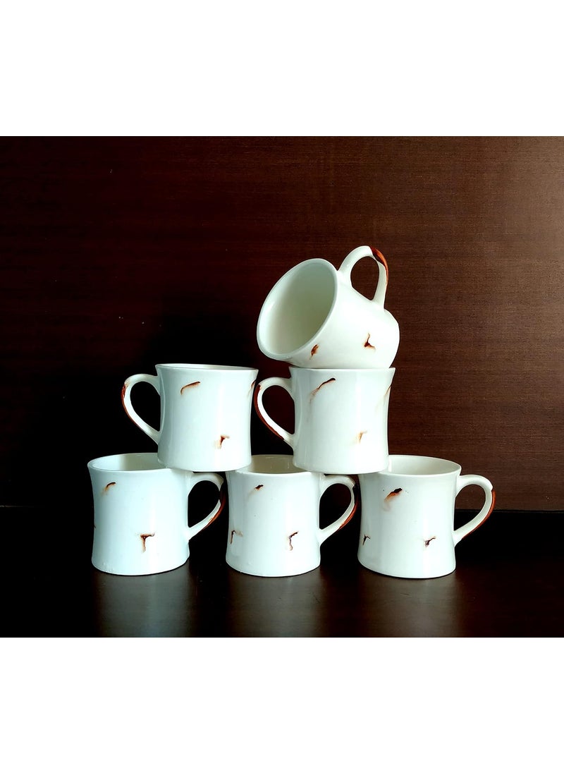 MOODY PANDA MOODY PANDA Set of 6 Cups Cup Set of 6 Elegant Cloud Series Tea Cups Ceramic  - Image 5