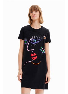 DESIGUAL Arty face T-shirt dress  - Image 1
