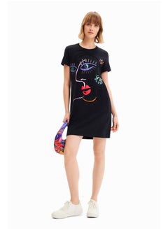 DESIGUAL Arty face T-shirt dress  - Image 2