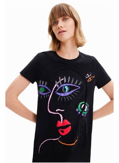 DESIGUAL Arty face T-shirt dress  - Image 3