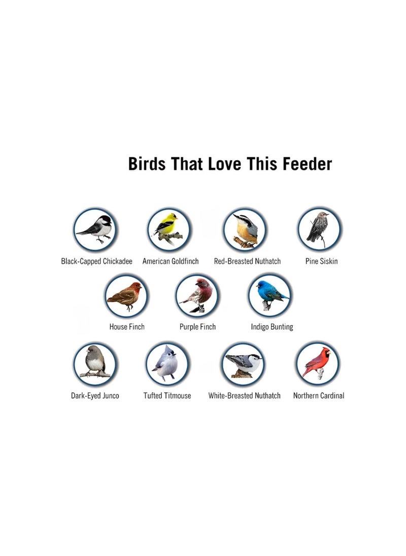 Generic - 2024 Squirrel-Proof Spinning Wild Bird Feeder with Weight Activated Rotating Perch Outside Hanging Bird Feeder for Garden Yard Patio - Image 1